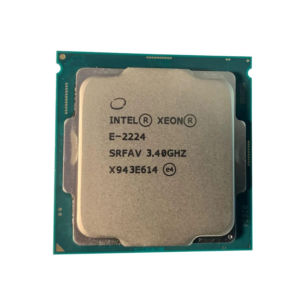 Procesador Intel Xeon E-2224 3.40GHz Hasta 4.60GHz 4 Nucleos 4 Hilos 8MB Cache Socket LGA1151 SRFAV Producto de Segundo Uso