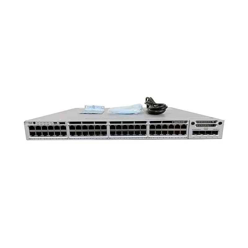 Switch Cisco Catalyst 3850 WS-C3850-48F-S 48 Puertos PoE+ Full Power 2 Fuentes 1100W Modulo 10G WS-C3850-48F-S Producto de Segundo Uso