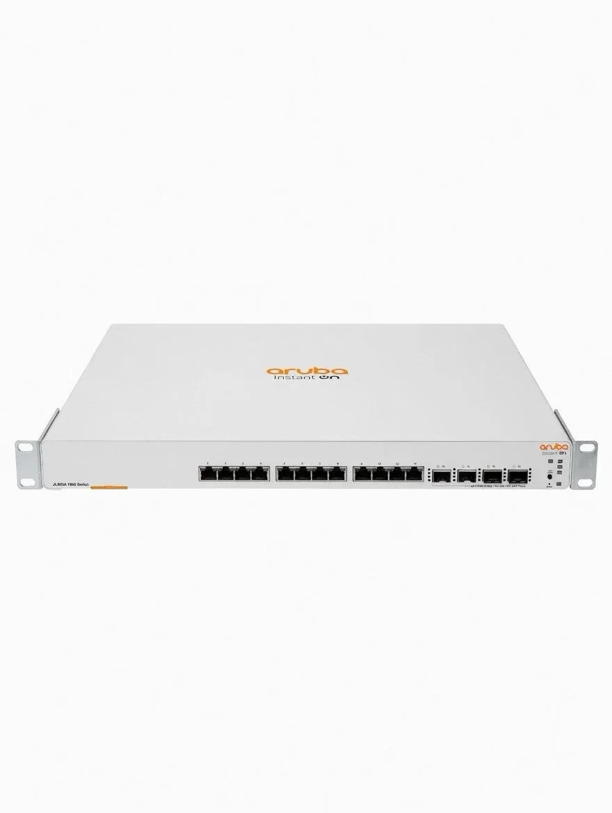 HPE JL805 Aruba Instant On 1960 12 puertos de 10GB 4sfp+ Switch 12 Ports Smart Rack-mountable : Ports : 12 X 100/1000/10000 + 4 X 10 Gigabit Sfp+