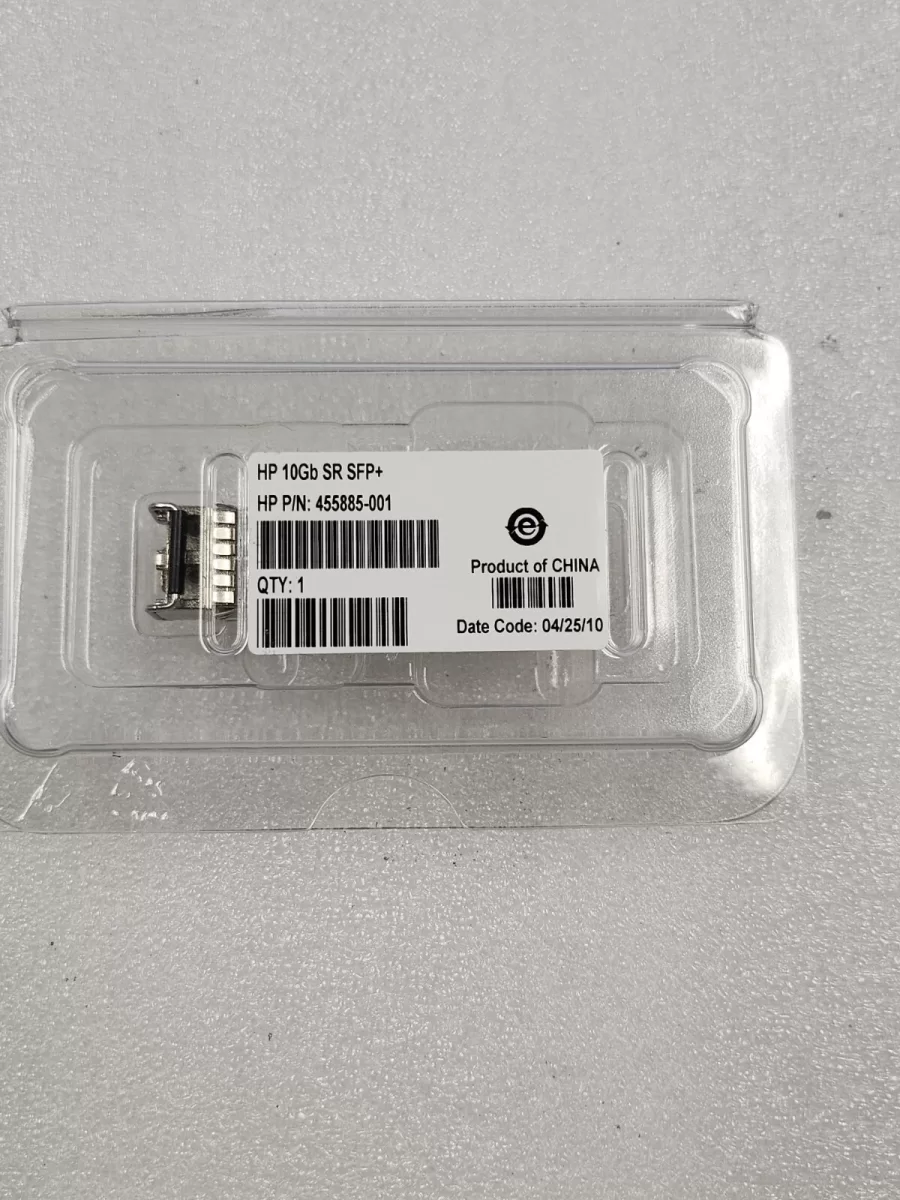 Transceptor ENET 455883-B21-ENC 10GbE SFP+ SR 850nm para HPE Producto de Segundo Uso